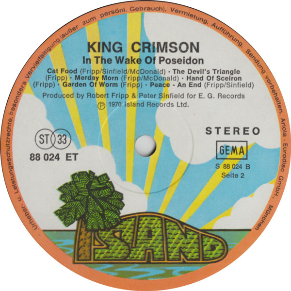 King Crimson - In The Wake Of Poseidon (LP, Album, RE, Gat)