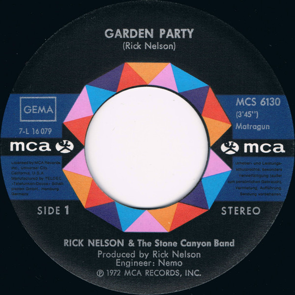 Rick Nelson & The Stone Canyon Band - Garden Party (7