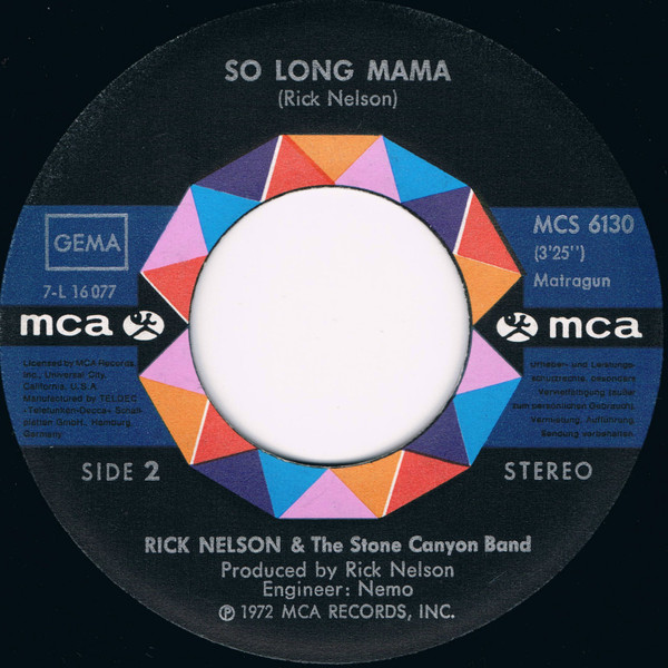 Rick Nelson & The Stone Canyon Band - Garden Party (7