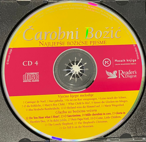 Various - Čarobni Božić: Najljepše Božićne Pjesme (4xCD, Comp)