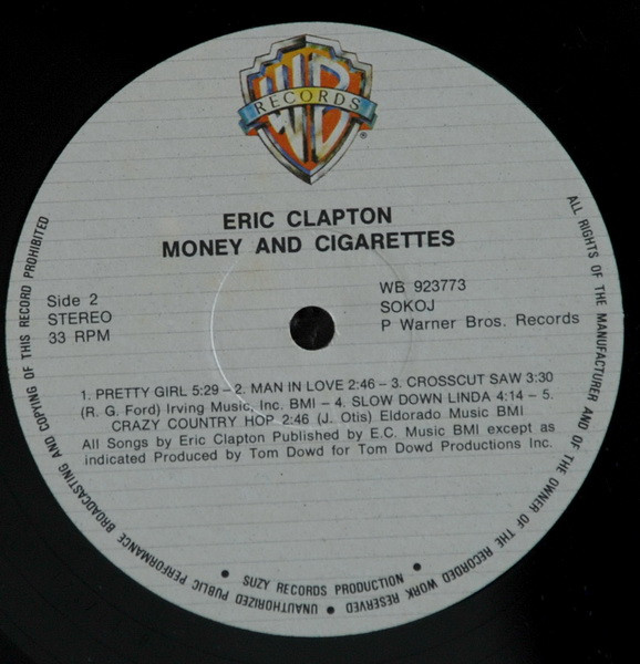 Eric Clapton - Money And Cigarettes (LP, Album)