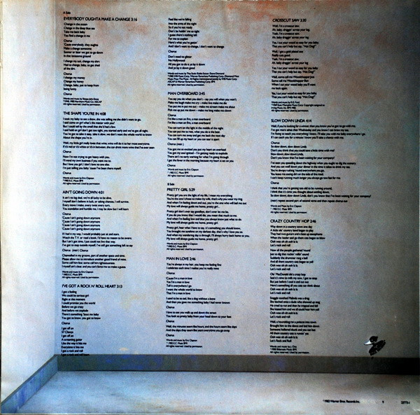 Eric Clapton - Money And Cigarettes (LP, Album)