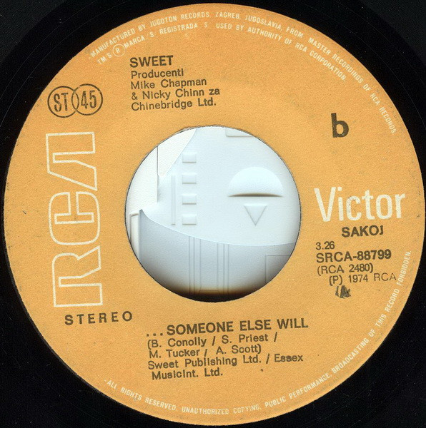 Sweet* - Turn It Down / ...Someone Else Will (7