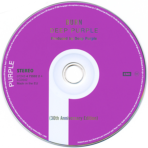 Deep Purple - Burn (CD, Album, RE, RM, 30t)