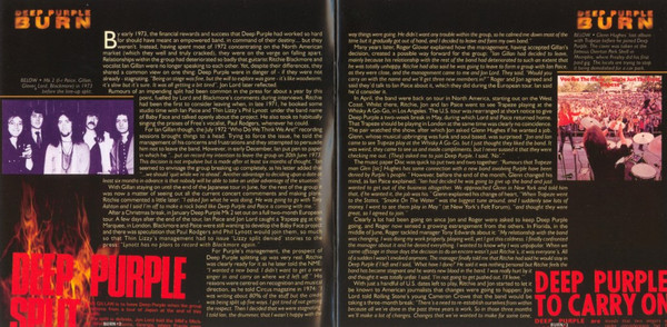 Deep Purple - Burn (CD, Album, RE, RM, 30t)