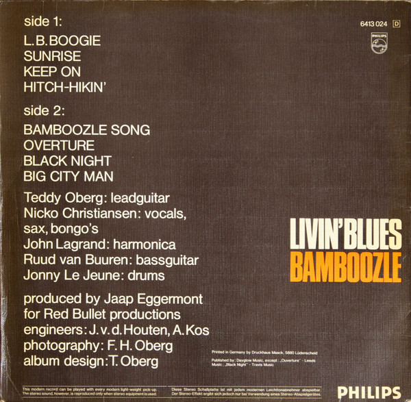 Livin' Blues - Bamboozle (LP, Album)