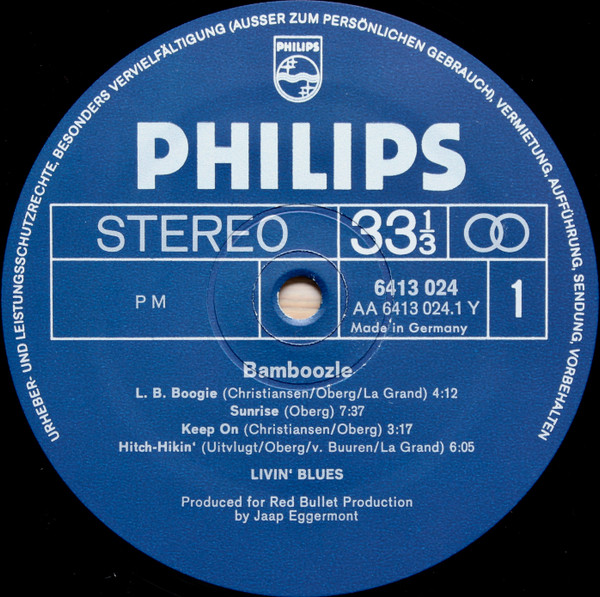 Livin' Blues - Bamboozle (LP, Album)