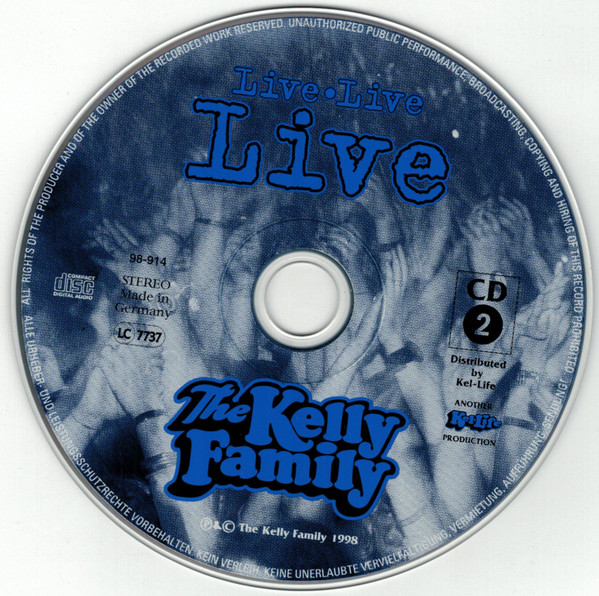 The Kelly Family - Live Live Live (2xCD, Album)