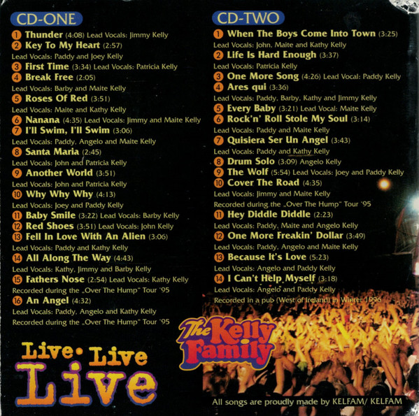 The Kelly Family - Live Live Live (2xCD, Album)