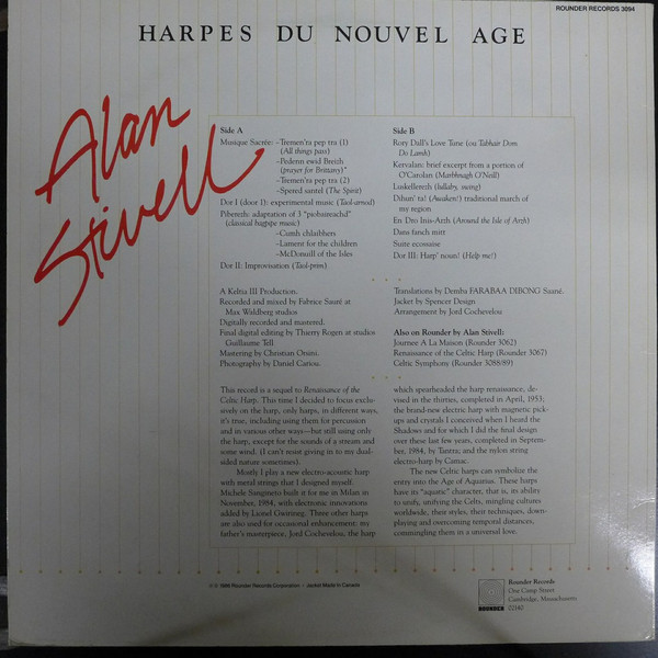 Alan Stivell - Harpes Du Nouvel Ã‚ge (LP, Album)