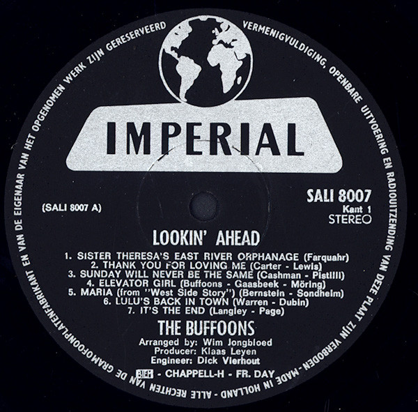 The Buffoons - Lookin' Ahead (LP, Album, Bla)