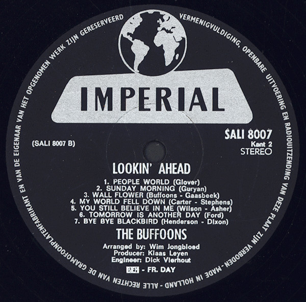 The Buffoons - Lookin' Ahead (LP, Album, Bla)