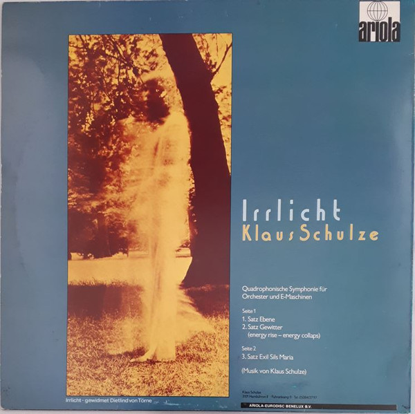 Klaus Schulze - Irrlicht (LP, Album, RE)