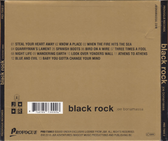 Joe Bonamassa - Black Rock (CD, Album, Car)