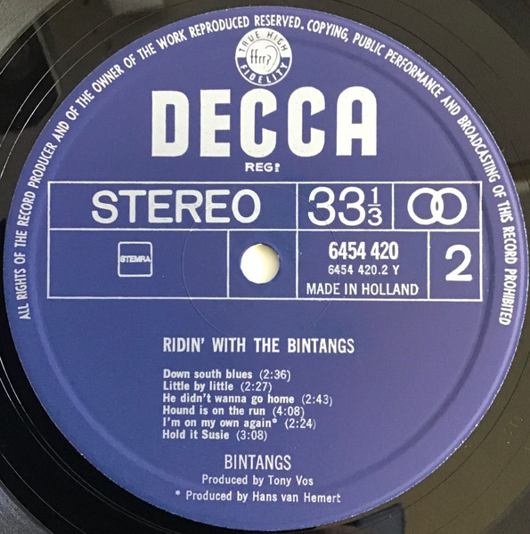 The Bintangs* - Ridin' With The Bintangs (LP, Comp)