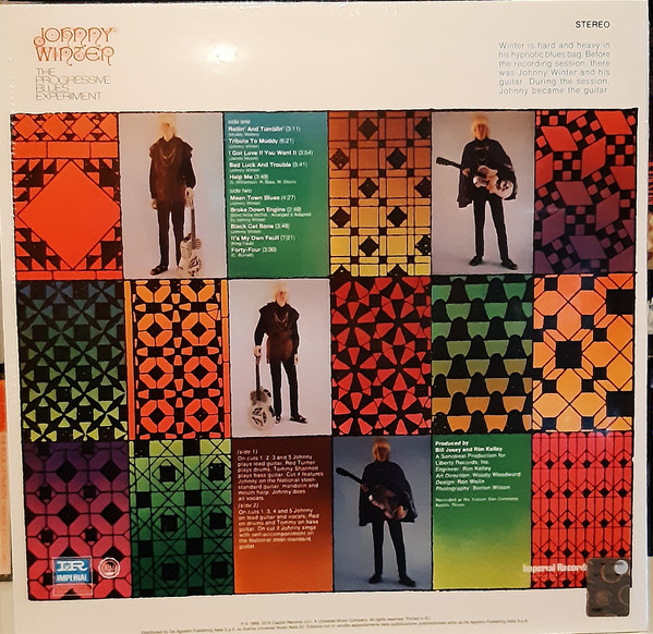 Johnny Winter - The Progressive Blues Experiment (LP, Album, RE, 180)
