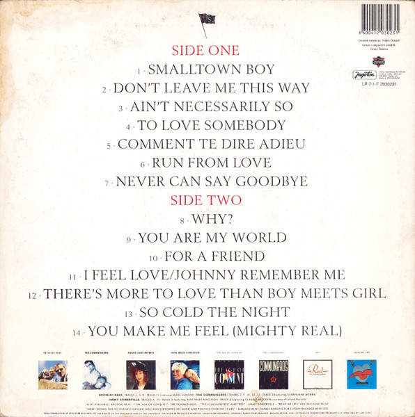 Jimmy Somerville Featuring Bronski Beat And The Communards - The Singles Collection 1984/1990 (LP, Comp)