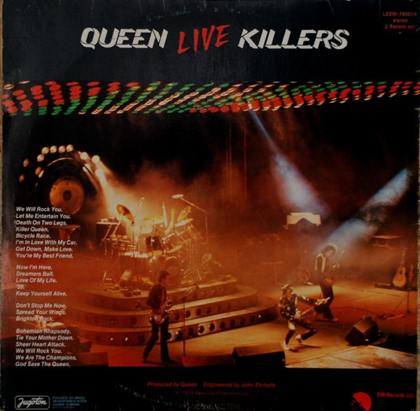 Queen - Live Killers (2xLP, Album, Gat)