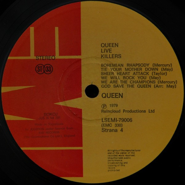 Queen - Live Killers (2xLP, Album, Gat)