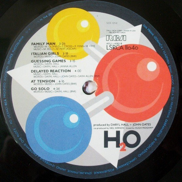 Daryl Hall + John Oates* - H₂O (LP, Album)
