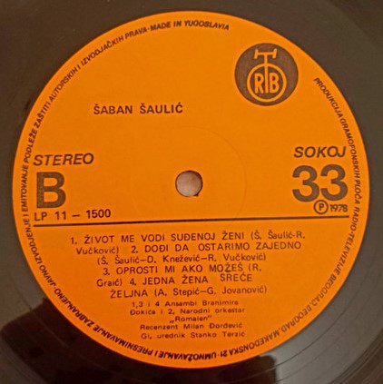 Šaban Šaulić - Dođi Da Ostarimo Zajedno (LP, Album)