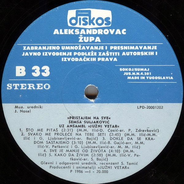 Šemsa Suljaković Uz Ansambl 