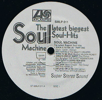 Various - Soul Machine The Latest Biggest Soul-Hits (LP, Comp)