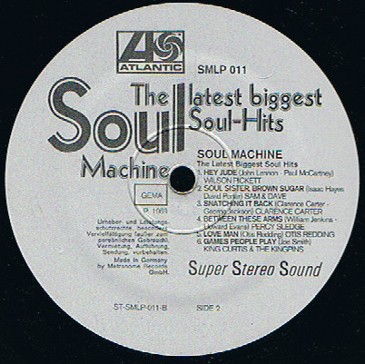 Various - Soul Machine The Latest Biggest Soul-Hits (LP, Comp)