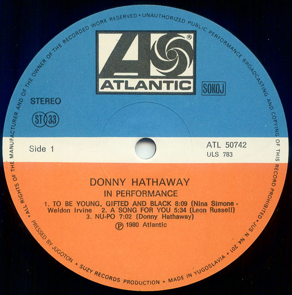 Donny Hathaway - In Performance (LP, Album)