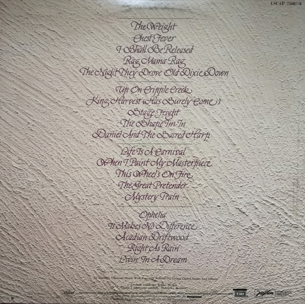 The Band - Anthology (2xLP, Comp)