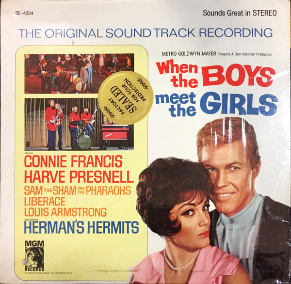 Various - When The Boys Meet The Girls - The Original Sound Track Recording (LP, Album, MGM)