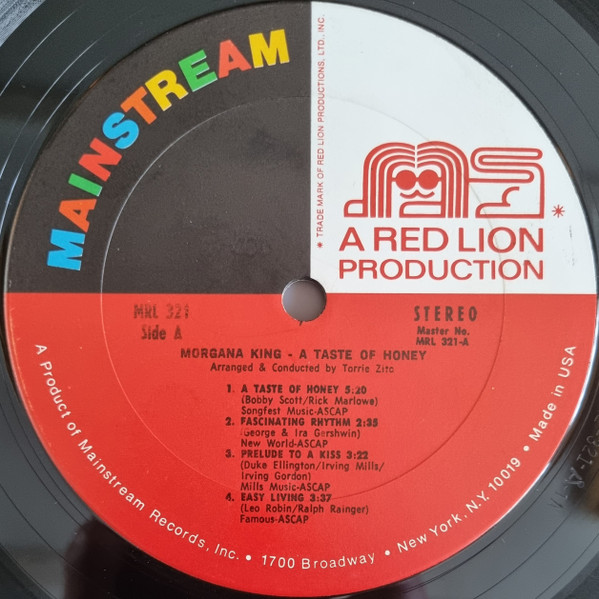 Morgana King - A Taste Of Honey (LP, Comp, Gat)