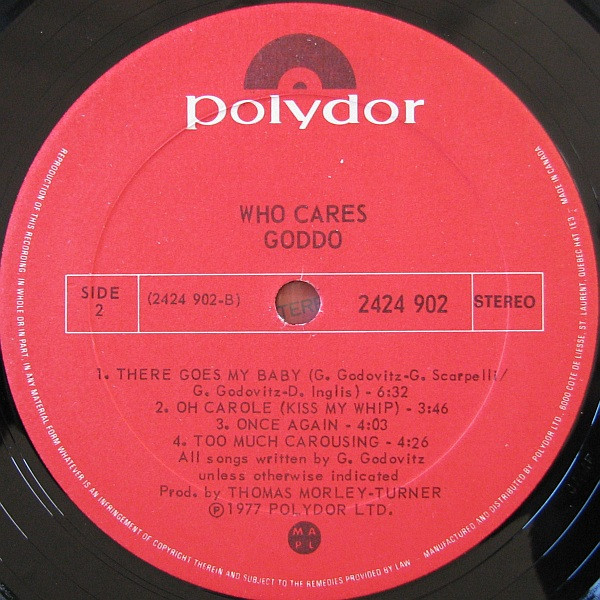 Goddo - Who Cares (LP, Album)