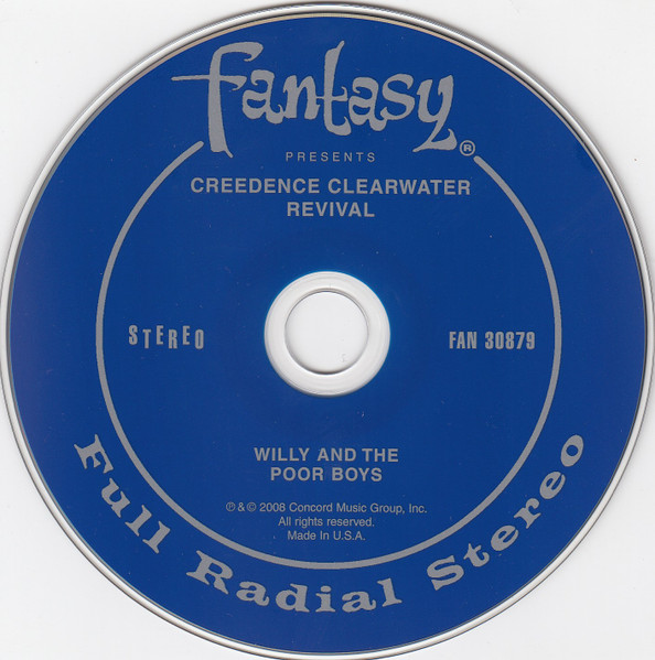 Creedence Clearwater Revival - Willy And The Poor Boys (CD, Album, RE, RM, Dig)