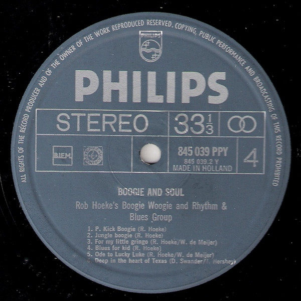 Rob Hoeke or Rob Hoeke's Boogie Woogie And R&B Group - Boogie & Soul (2xLP, Comp + Box, Club)