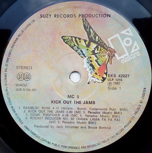 MC5 - Kick Out The Jams (LP, Album, RE)