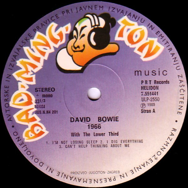 David Bowie - 1966 (LP, MiniAlbum, Comp, RE)