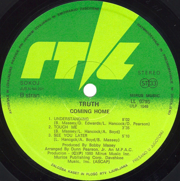 Truth (14) - Coming Home (LP, Album, RE)