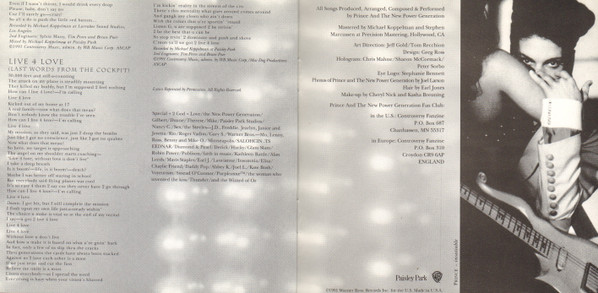 Prince & The New Power Generation - Diamonds And Pearls (CD, Album, Hol)