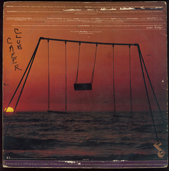 Bobby Bland - Come Fly With Me (LP, Album)