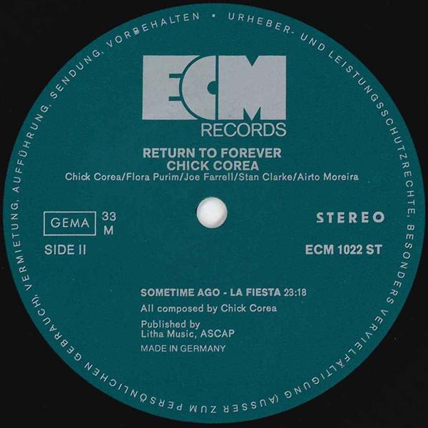 Chick Corea - Return To Forever (LP, Album)