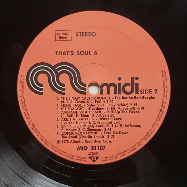 Various - That's Soul 6 (LP, Comp, RP)