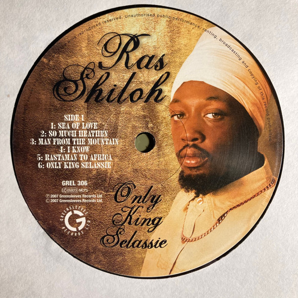 Ras Shiloh - Only King Selassie (LP, Ltd)