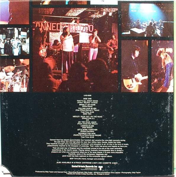 Canned Heat - Recorded Live In Europe (LP, All)