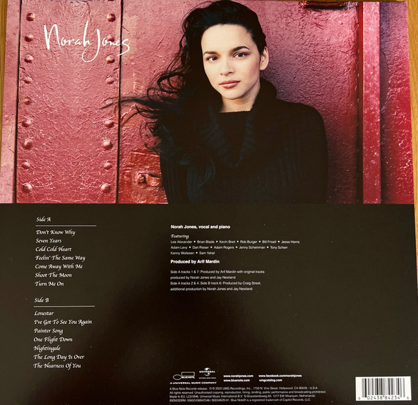 Norah Jones - Come Away With Me (LP, Album, RE, 20t)