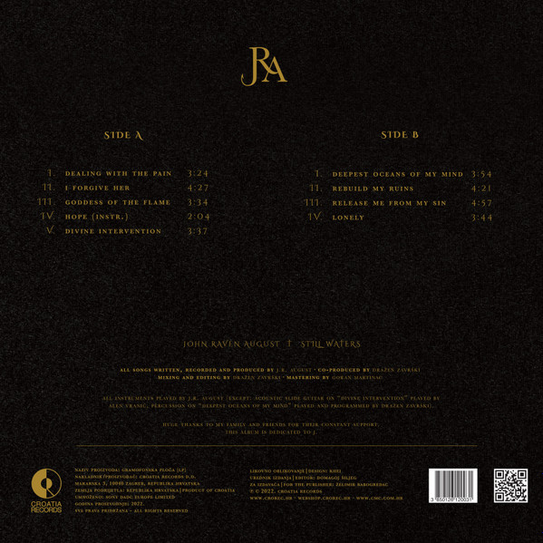 John Raven August* - Still Waters (LP, Album, 180)