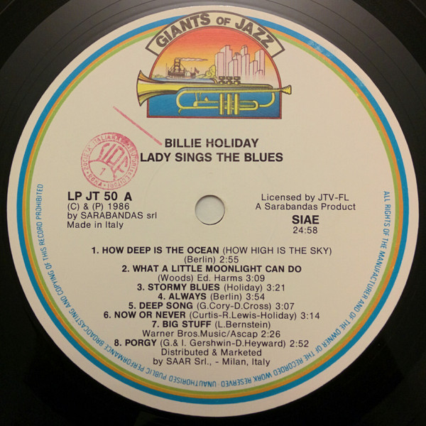 Billie Holiday - Lady Sings The Blues (LP, Comp)