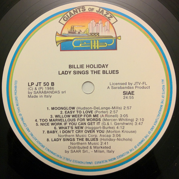 Billie Holiday - Lady Sings The Blues (LP, Comp)