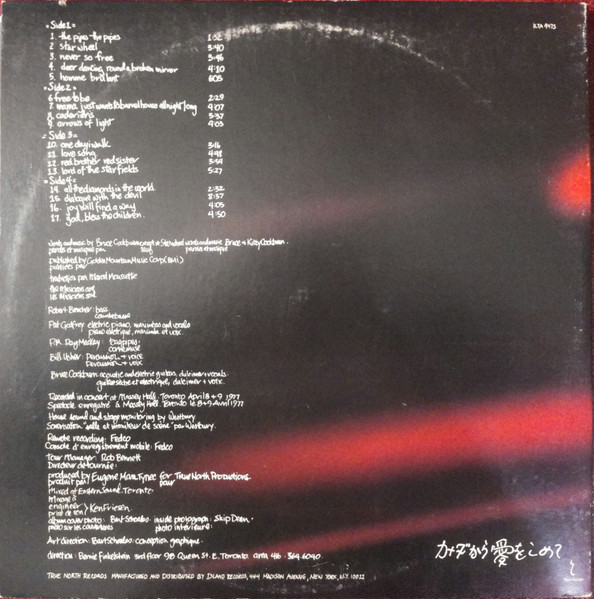 Bruce Cockburn - Circles In The Stream (2xLP, Album, Pit)