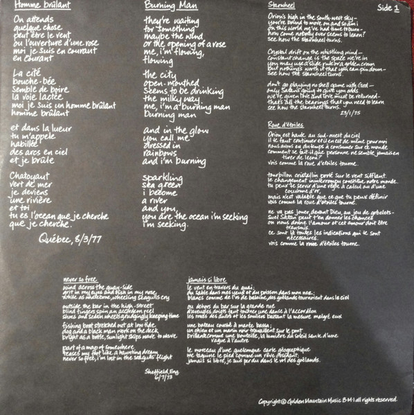 Bruce Cockburn - Circles In The Stream (2xLP, Album, Pit)